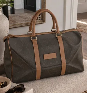 Christian Dior Honeycomb Vintage Boston Duffle Bag with COA thumbnail 1