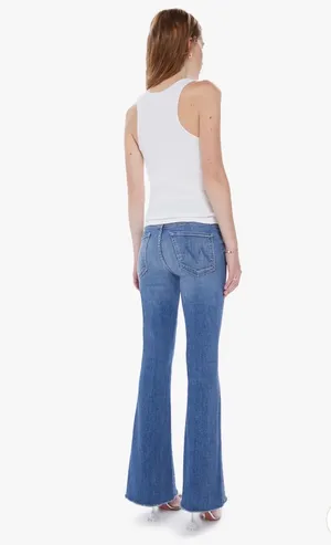 Mother The Weekender Fray Groovy Kind of Love Flare Wide Leg Jeans Women's US 28 thumbnail 2