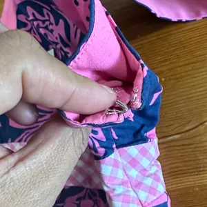 Lilly Pulitzer Pink and Navy Pineapple Tank Top thumbnail 10