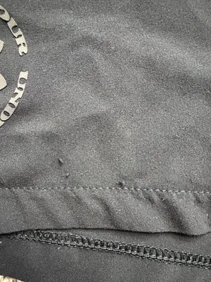 Women’s Under Armour Black Highwaisted Running Shorts thumbnail 3
