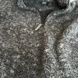 Taylor Dry Goods Sherpa Fleece Pullover Gray Small thumbnail 5