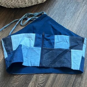 Laurena Top in Blue Multi thumbnail 3