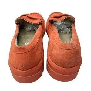 Blondo Orange Waterproof Suede Penny Loafers Lug Sole Size 5.5 M thumbnail 5