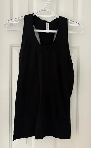 Athleta Black Workout Tank Top Racerback thumbnail 1