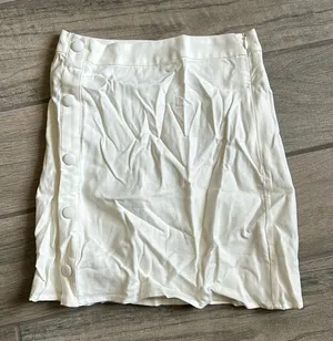 Meshki maja button up linen skirt thumbnail 1