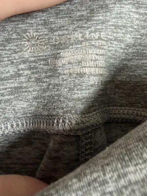 Aerie Offline Heather Grey The Hugger Foldover‎ Flare Pants thumbnail 4