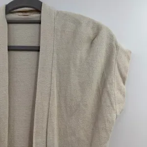 Barefoot Dreams CozyChic Ultra Lite Cardigan Womens XS Sand Dune Long Vest 497 thumbnail 2