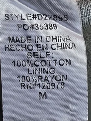 Entro Light Blue Denim Mini Dress with Puff Sleeves Medium thumbnail 15