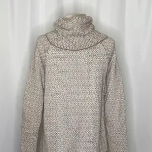 TOMMY BAHAMA Wool Blend Cowl Neck Sweater‎ Coastal Geometric Raglan Knit Small thumbnail 9