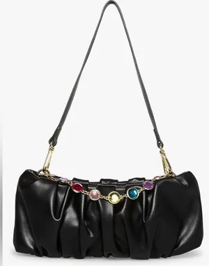 Betsy Johnson Party Black Shoulder Bag thumbnail 1