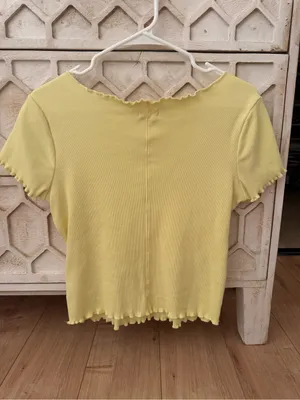 Pilcro Ruffle-Trim Baby Tee thumbnail 6