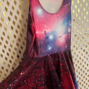 Galaxy dress skater a line size M thumbnail 4