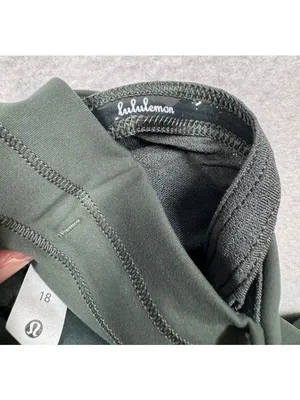 Lululemon Invigorate High Rise Tight 25" Smoked Spruce Green Leggings Women's 18 thumbnail 6