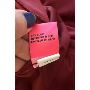 Betsey Johnson Velvet Flare-Leg Jumpsuit Burgundy Red Women's sz. 8 thumbnail 12