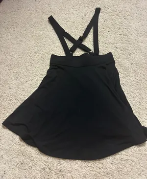 Hot Topic Cute Suspender Cross Back Dress With Pockets thumbnail 1