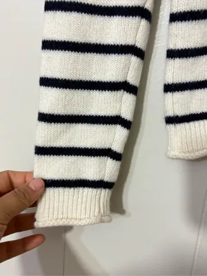 Alex Mill Wool Cashmere Breton Stripe Sweater XS Old Money Preppy thumbnail 4