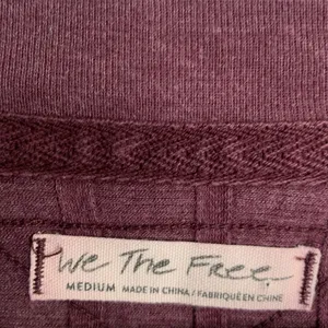 We the Free Free People In The Mix Henley Top in Magic Berry W-295 Sz M thumbnail 5
