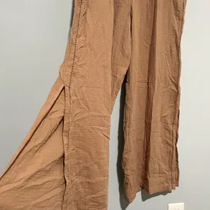 Aerie Tan Comfy Stretchy comfy Boho Pants thumbnail 3