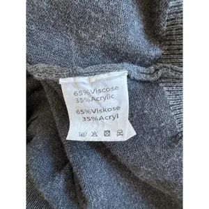 Grace Karin Gray Button Front Cropped Long Sleeve Cardigan Sweater thumbnail 8