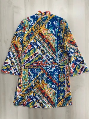 ROBERT GRAHAM printed flouncy dress event casual vacation XS thumbnail 9