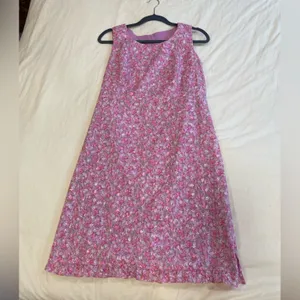 Pink Sundress with Embroidered Detail thumbnail 3