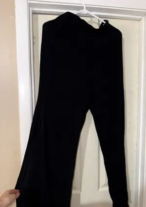 Kona Sol Black Pants w/ side slits thumbnail 1