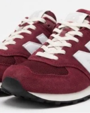 New Balance Burgundy Women's Retro Sneakers thumbnail 1