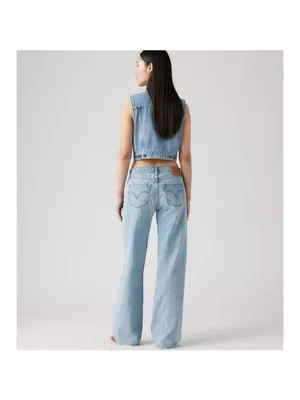 New Levi’s 23x30 Premium Low Loose Women's Jeans Probably OK Light Wash thumbnail 3