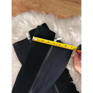Blondo Twyla Waterproof Knee High Suede Leather Boot Black SZ 6.5 stretchy calf thumbnail 7