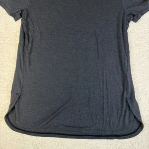Women's Lululemon Size 10 Short Sleeve Grey Basic Tshirt Athletic thumbnail 3