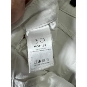 MOTHER The Looker Crop Glass Slipper White Clean Girl Quiet Luxury Minimalist 30 thumbnail 8