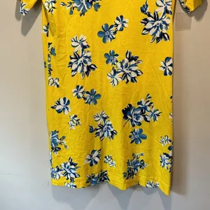 Draper James Summerall Hillsboro Floral Mini‎ Soft Dress Yellow Small thumbnail 7
