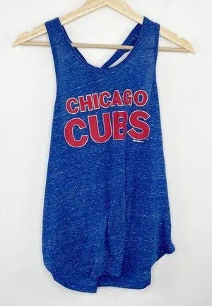Touch Stadium MLB Chicago Cubs Sleeveless Tank Top Women's Size Medium M thumbnail 1