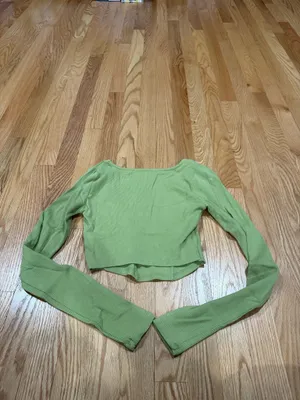 Garage Green Long Sleeve Top thumbnail 2