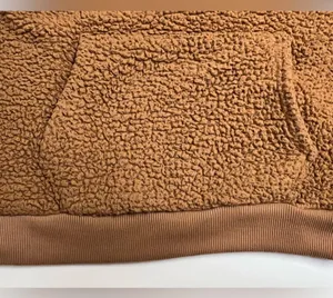 American Eagle AE Brown Sherpa Pullover Hoodie - Size XS - VGUC thumbnail 4