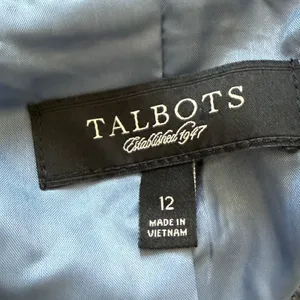 Talbots Blue Wool The Grace Fit Classic Ladies Jacket Coat Lined Office Siren 12 thumbnail 4