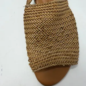 Paul Green Woven Slingback Flat Sandal Tan Braided Leather Womens Size 9.5 thumbnail 6