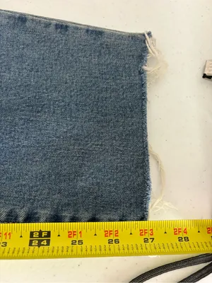 Universal Thread Denim Overalls Medium Blue Wash 18 Plus Size 34 Raw Hem Bibs thumbnail 8
