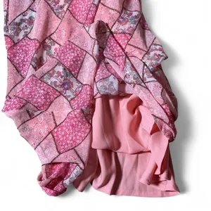 Bailey Rose Pink Patchwork Floral Maxi Dress BRD2103-11 Womens‎ S Cottagecore thumbnail 2