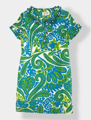 Skirtin Around Tropical‎ Floral print Silk dress Size 2 thumbnail 1