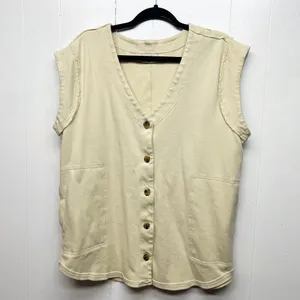 Free People Beach Womens Cardigan Small Cotton Oversized Boho Minimalist Relaxed thumbnail 2