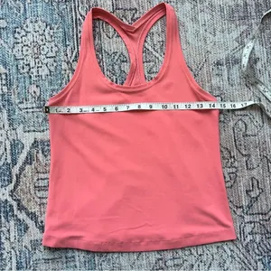 Lululemon Cool Racerback Short Tank Nulu Spiced Chai Mauve Size 6-8 thumbnail 7