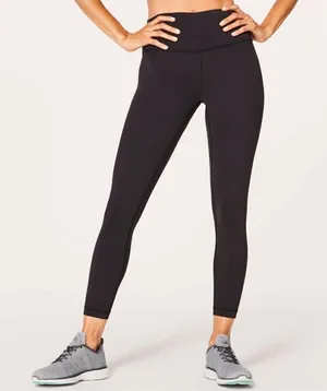 Lululemon Wunder Under Hi-Rise 7/8 Tight Full-On Luon 25" Black Size 2 thumbnail 1