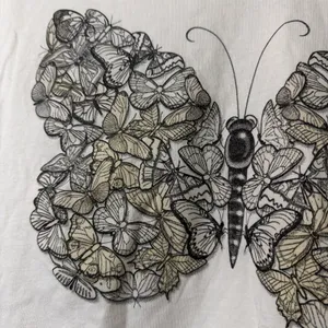 Women’s Butterfly Farm Aruba Graphic Tee White M thumbnail 2