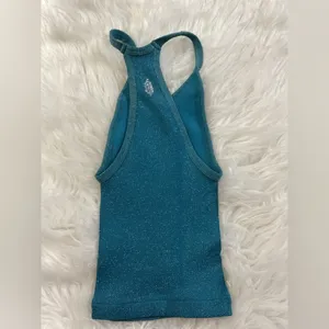 Free People Happiness Runs Lurex Crop Tank thumbnail 6