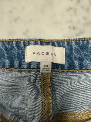 PacSun Bella Stretch Mid Rise Denim Mini Skirt thumbnail 3