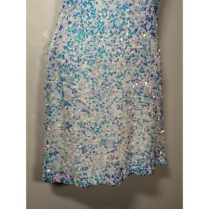 B DARLIN Size XS Sequin Bodycon Halter Mini Dress‎ Semi Formal Bachelorette thumbnail 7