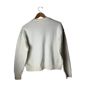 Carhartt WIP Sweater Women‎ Small Ivory Gray Cotton Knit Pixel Flower Streetwear thumbnail 3