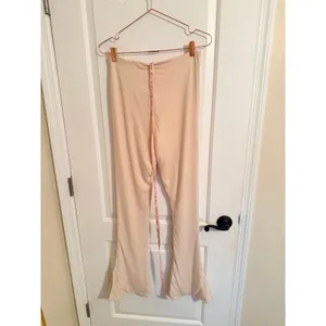 Oh Polly Trousers Women High Waisted Cut Out Flare 6 Sand‎ Rhinestone 4684-T NWT thumbnail 9