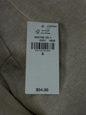 Old Navy NWT Oatmeal Taylor Fitted Linen Blend Suit Blazer Jacket Size Small thumbnail 8